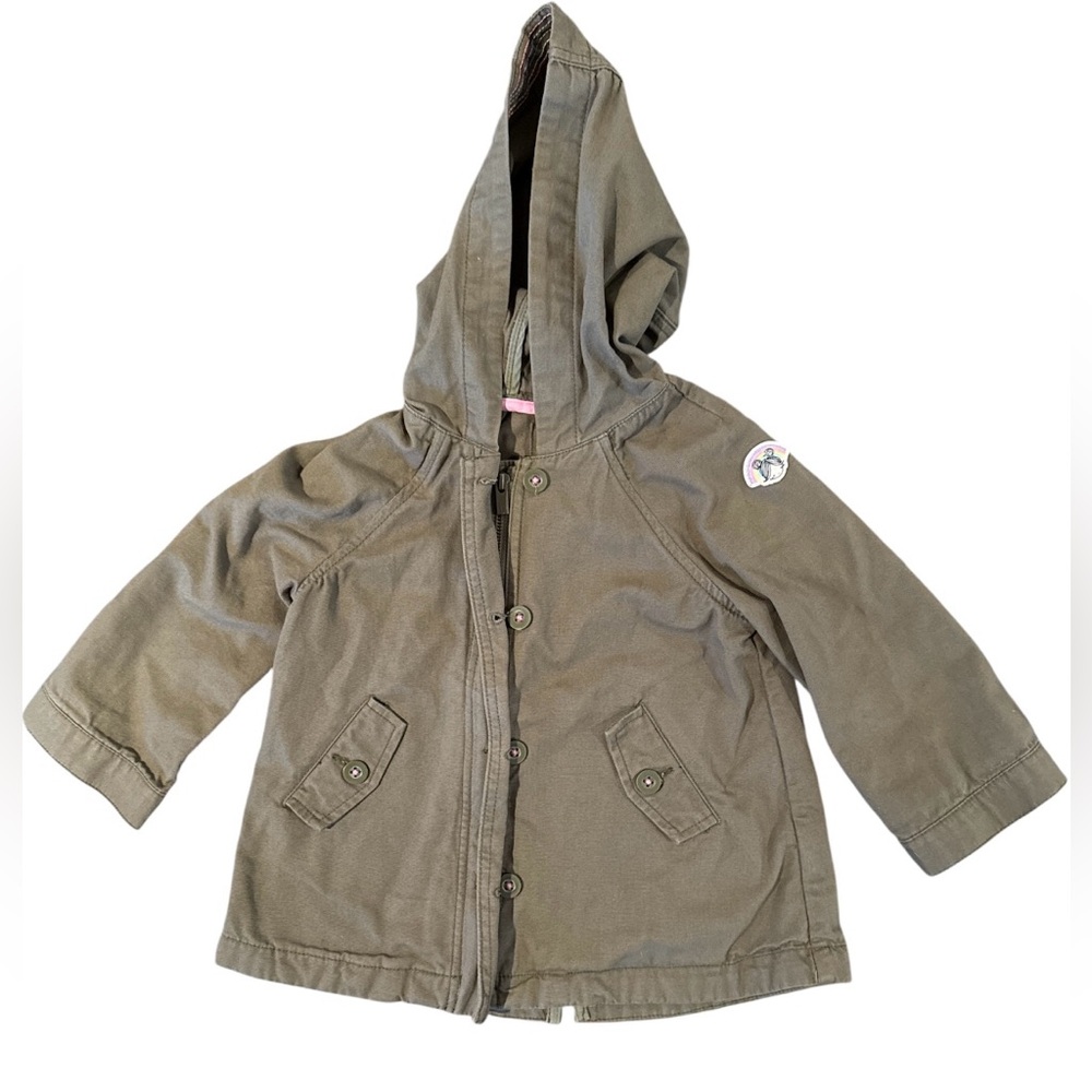 BABY GAP Utilty military cargo Green jacket 3T GUC